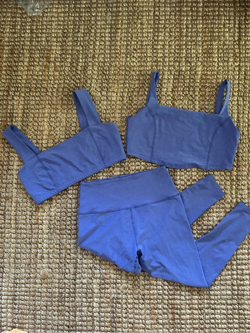 Beyond Yoga 3 Piece Set - Sports Bra & Crop Top & High-Waist Leggings
